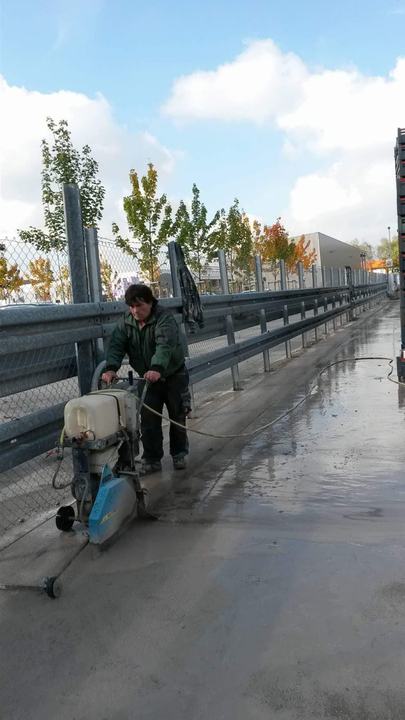 Belagschnitt auf einer Brücke – MÄK Bohr